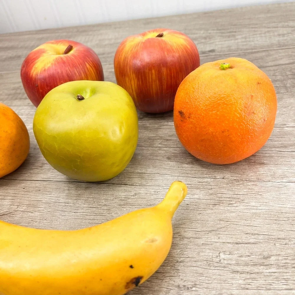 Realistic Faux Fruit Lot Food Kitchen Dining‎ Room Decor Fake Fruit Decor